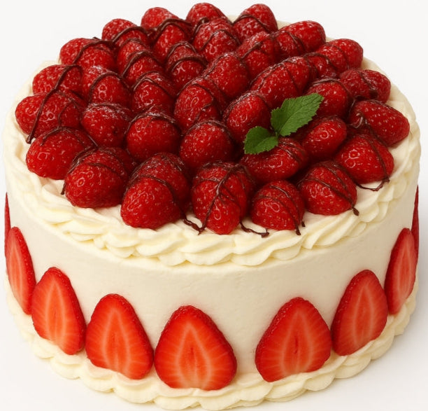 Tres Leches Cake with Fresh Strawberries