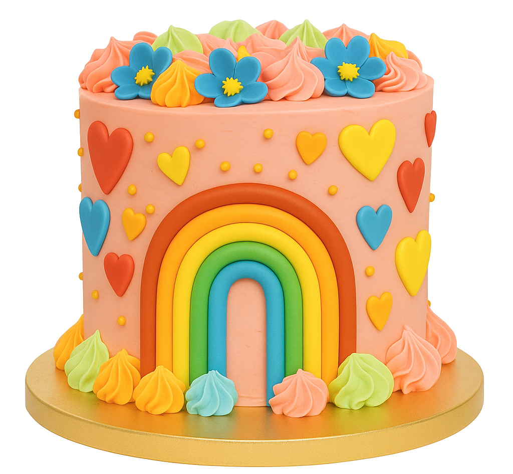Rainbow Dreams Cake 🌈✨